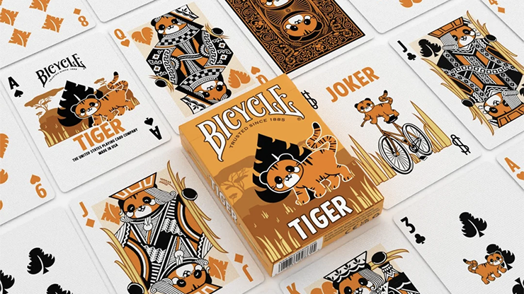 Bicycle Tiger Playing Cards by US Playing Card Co by Murphy's Magic Supplies, Inc.