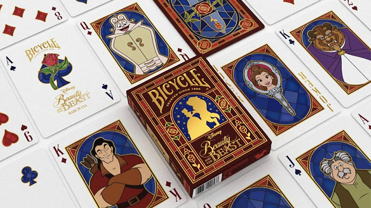 Bicycle Disney Beauty and the Beast by US Playing Card Co by Murphy's Magic Supplies, Inc.