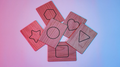 ISYC RFID Wooden Symbol Slates(6 cards) by T-Tech by Murphy's Magic Supplies, Inc.
