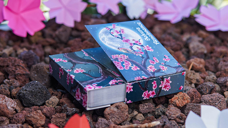 Sakura Renaissance 3D Pop-up Moonlight Edition Playing Cards by Murphy's Magic Supplies, Inc.