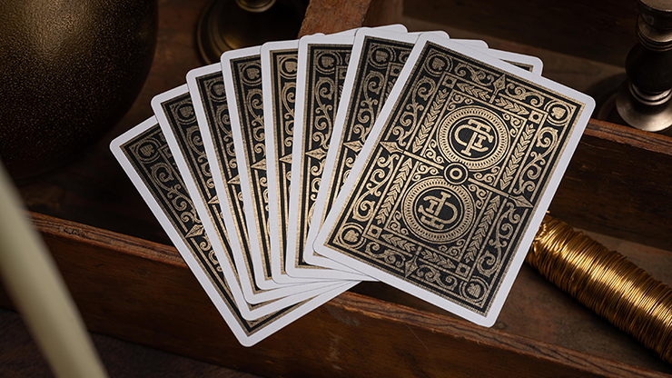 TCI Clubhouse (Black) Playing Cards by Murphy's Magic Supplies, Inc.