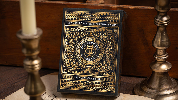 TCI Clubhouse (Black) Playing Cards by Murphy's Magic Supplies, Inc.