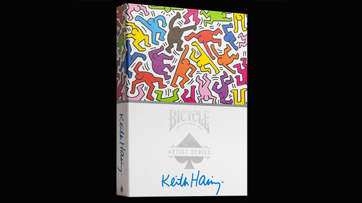 Bicycle Keith Haring (Box Set Red and Blue) Playing Cars by US Playing Cards by Murphy's Magic Supplies, Inc.