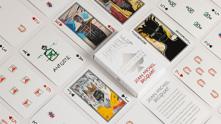 Bicycle Jean-Michel Basquiat (Box Set Red/Blue) by US Playing Cards by Murphy's Magic Supplies, Inc.