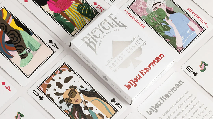 Bicycle Bijou Karman Purp/Red Box Set by US Playing Cards by Murphy's Magic Supplies, Inc.
