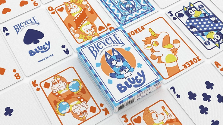 Bicycle Bluey Playing Cards by US Playing Cards by Murphy's Magic Supplies, Inc.