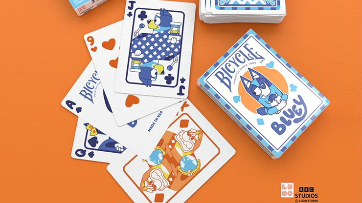 Bicycle Bluey Playing Cards by US Playing Cards by Murphy's Magic Supplies, Inc.