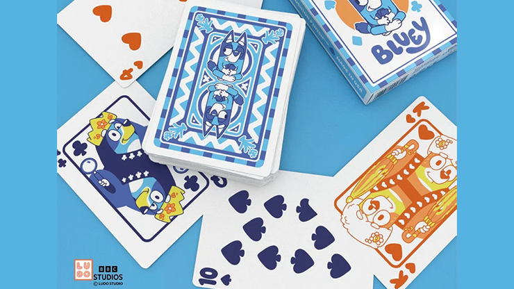 Bicycle Bluey Playing Cards by US Playing Cards by Murphy's Magic Supplies, Inc.