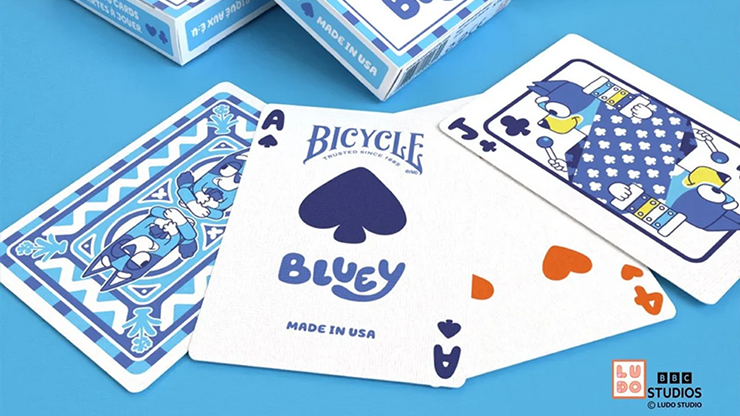 Bicycle Bluey Playing Cards by US Playing Cards by Murphy's Magic Supplies, Inc.