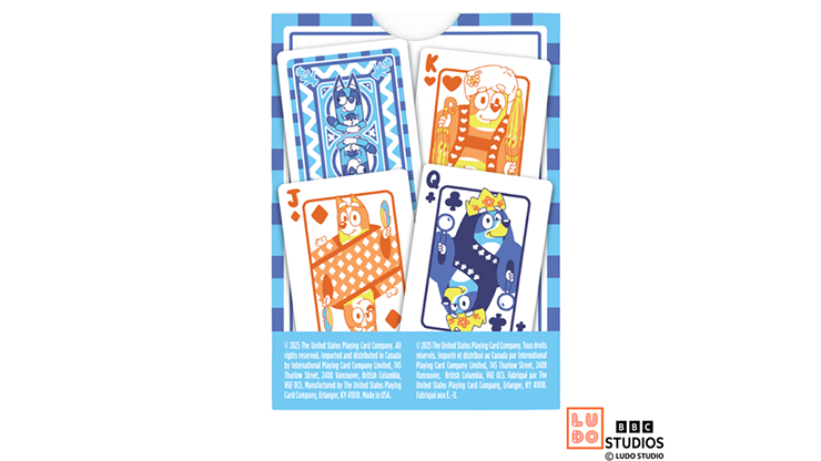 Bicycle Bluey Playing Cards by US Playing Cards by Murphy's Magic Supplies, Inc.
