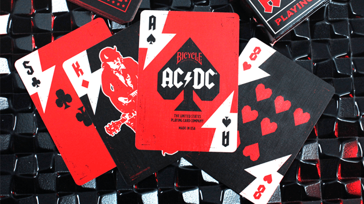 Bicycle AC/DC Playing Cards by US Playing Cards by Murphy's Magic Supplies, Inc.