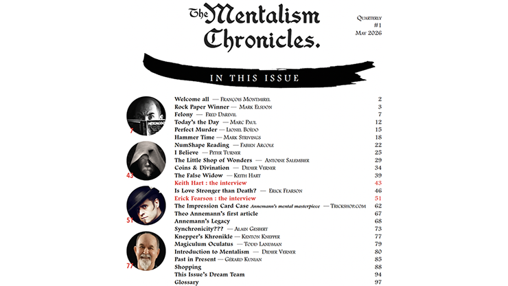 The Mentalism Chronicles Vol. 1 by Murphy's Magic Supplies, Inc.