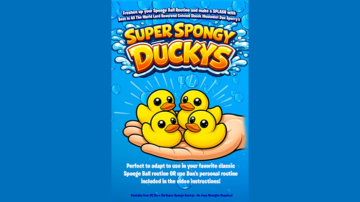 Super Spongy Duckies (4) by Murphy's Magic Supplies, Inc.