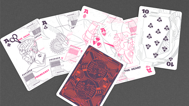Frankenstein Series Future Edition (Gilded) Playing Cards by Murphy's Magic Supplies, Inc.