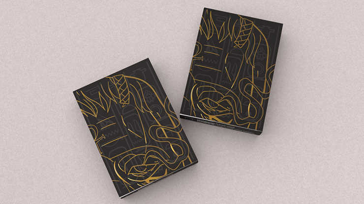 Frankenstein Series Egypt Edition (Gilded) Playing Cards by Murphy's Magic Supplies, Inc.