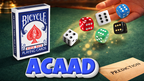 ACAAD - Any Card at Any Dice by Mathieu Cima (Red) by Murphy's Magic Supplies, Inc.