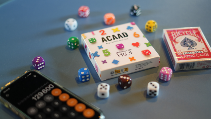 ACAAD - Any Card at Any Dice by Mathieu Cima (Red) by Murphy's Magic Supplies, Inc.