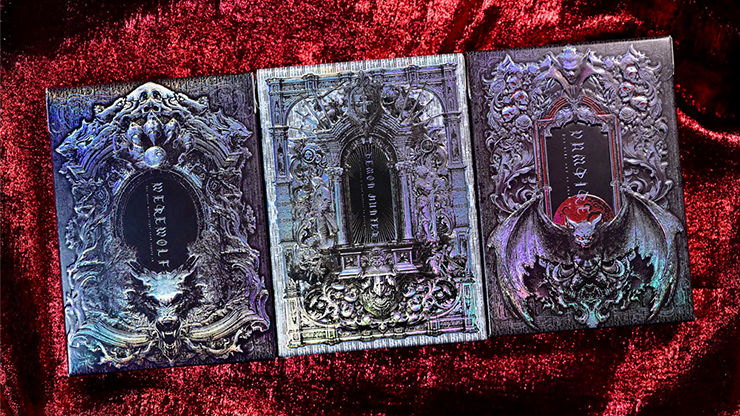 Trinity of Night - Werewolf HOLO Playing Cards by Evokad by Murphy's Magic Supplies, Inc.