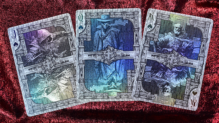 Trinity of Night - Demon Hunter HOLO Playing Cards by Evokad by Murphy's Magic Supplies, Inc.
