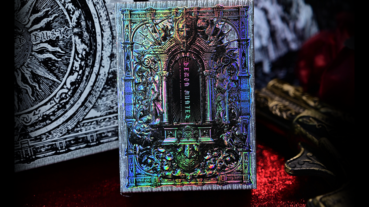 Trinity of Night - Demon Hunter HOLO Playing Cards by Evokad by Murphy's Magic Supplies, Inc.