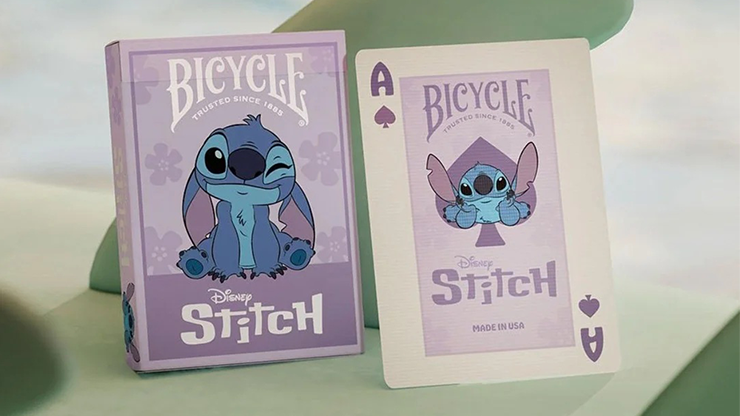 Bicycle Disney Stitch (Purple) Playing Cards by US Playing Card Co by Murphy's Magic Supplies, Inc.