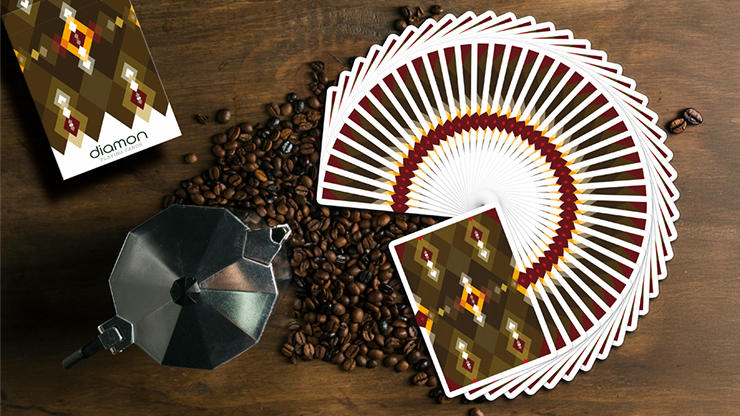 Diamon Playing Cards N° 27 Dark Roast by Dutch Card House Company by Murphy's Magic Supplies, Inc.