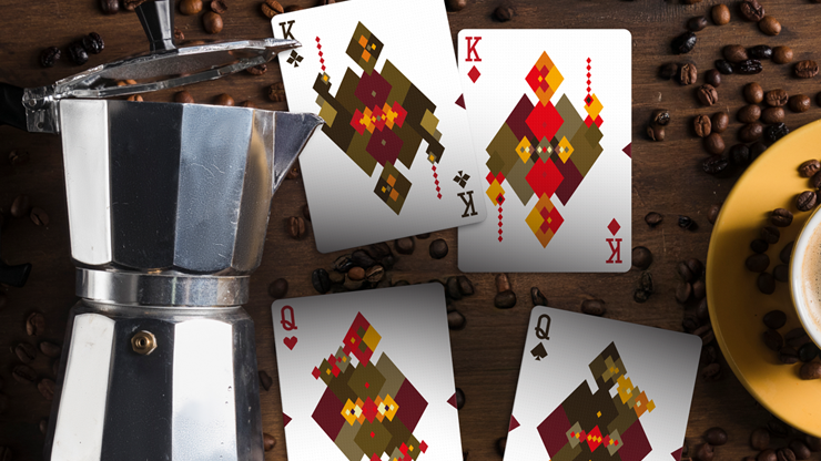 Diamon Playing Cards N° 27 Dark Roast by Dutch Card House Company by Murphy's Magic Supplies, Inc.