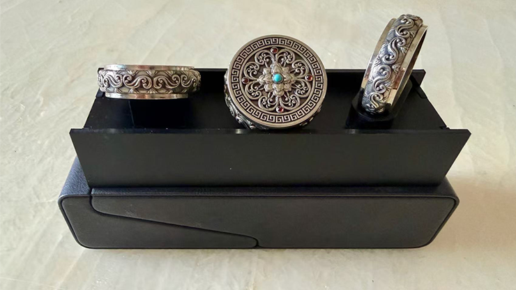 Coin Vault Case and Display Set (Black) by Murphy's Magic Supplies, Inc.