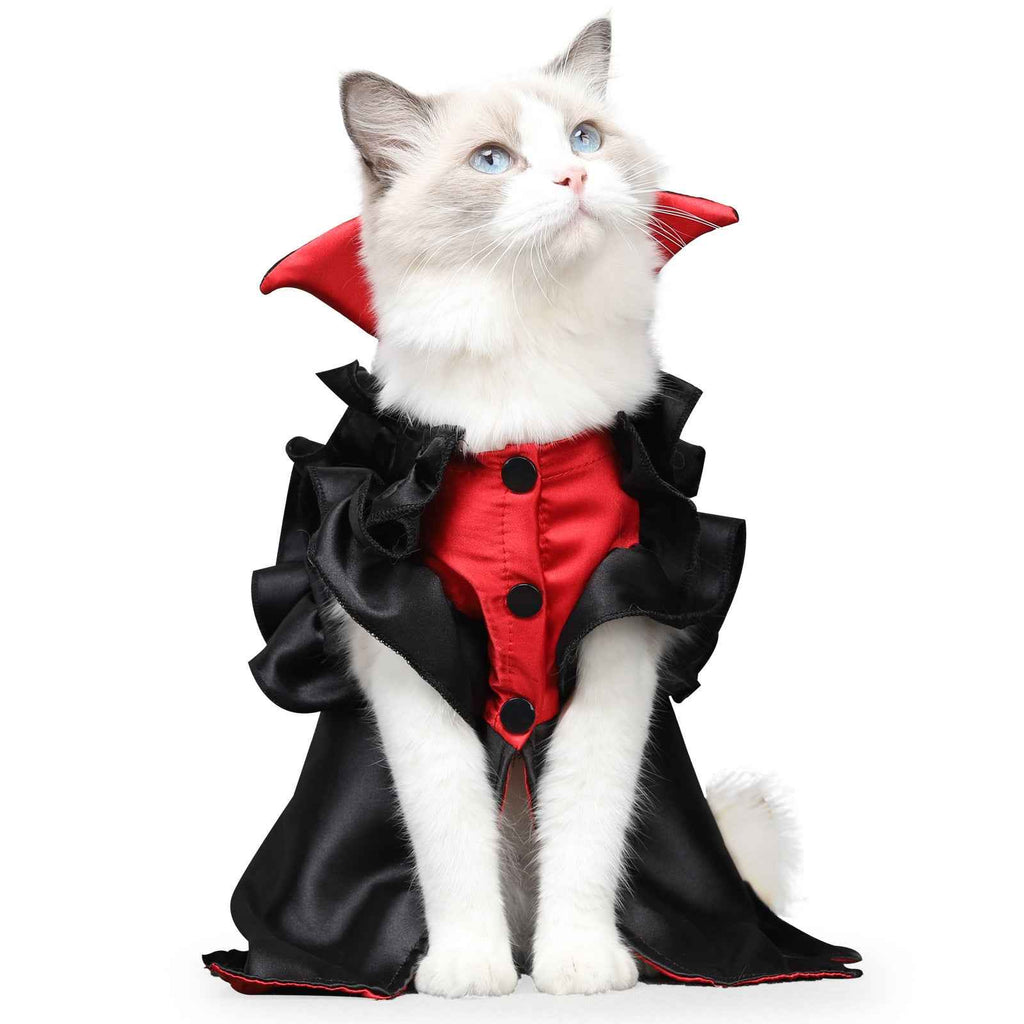 Cat Halloween Vampire Transformation Costume by Pet Zen