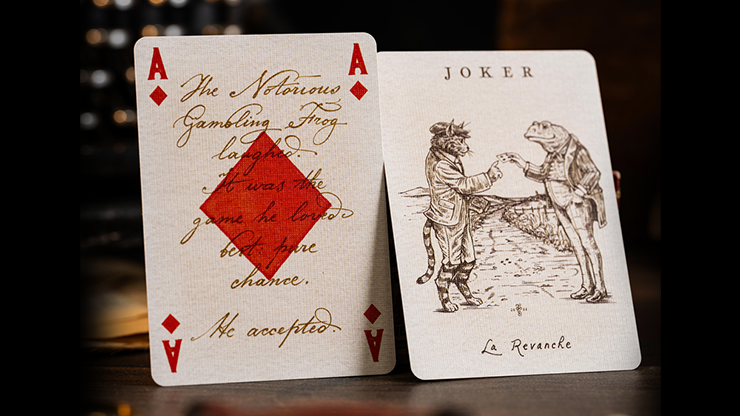 Le Voyage Du Chat Rouge Playing Cards by Stockholm17 by Murphy's Magic Supplies, Inc.