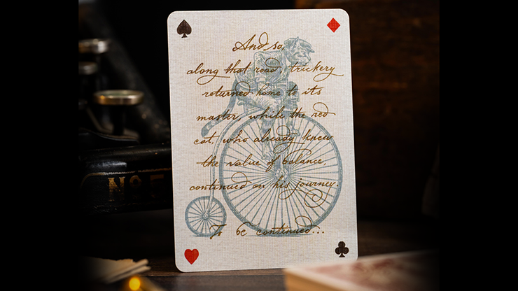 Le Voyage Du Chat Rouge Playing Cards by Stockholm17 by Murphy's Magic Supplies, Inc.