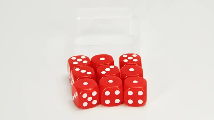 Forcing Cup Dice Set (Red) by Magic Express by Murphy's Magic Supplies, Inc.