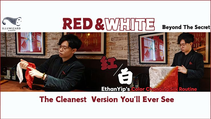 Red & White Beyond the Secret -Ethan Yip's Color Changing Silk Routine by Murphy's Magic Supplies, Inc.