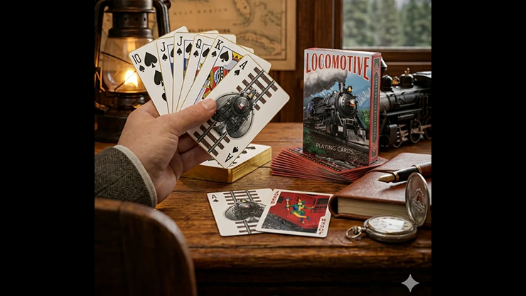 Locomotive Playing Cards by Collectable Playing Cards by Murphy's Magic Supplies, Inc.