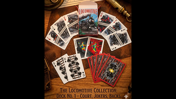 Locomotive Playing Cards by Collectable Playing Cards by Murphy's Magic Supplies, Inc.