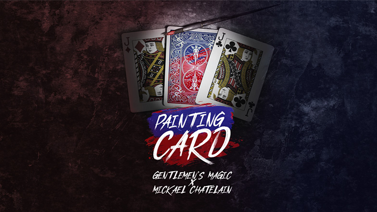 Painting Card (Red) by Mickael Chatelain & Gentlemen's Magic by Murphy's Magic Supplies, Inc.
