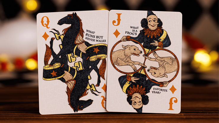 Standard Edition Night at the Circus (Animal Show) Playing Cards by Anti-Faro by Murphy's Magic Supplies, Inc.