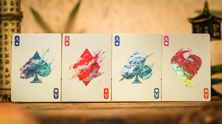 Ancient Relics Seat Playing Card by 52 Muse (Orange) by Murphy's Magic Supplies, Inc.