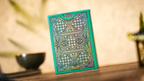 Ancient Relics Culture Playing Card by 52 Muse (Teal) by Murphy's Magic Supplies, Inc.
