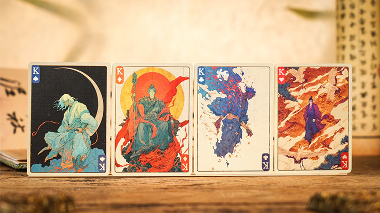 Ancient Relics Culture Playing Card by 52 Muse (Teal) by Murphy's Magic Supplies, Inc.