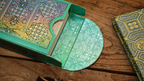 Ancient Relics Culture Playing Card by 52 Muse (Teal) by Murphy's Magic Supplies, Inc.