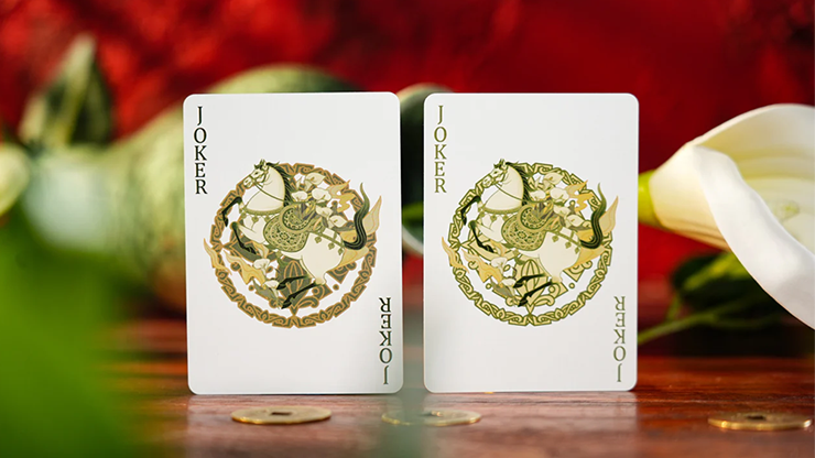 Year of the Horse (Green) Playing Cards by TCC Fashion by Murphy's Magic Supplies, Inc.