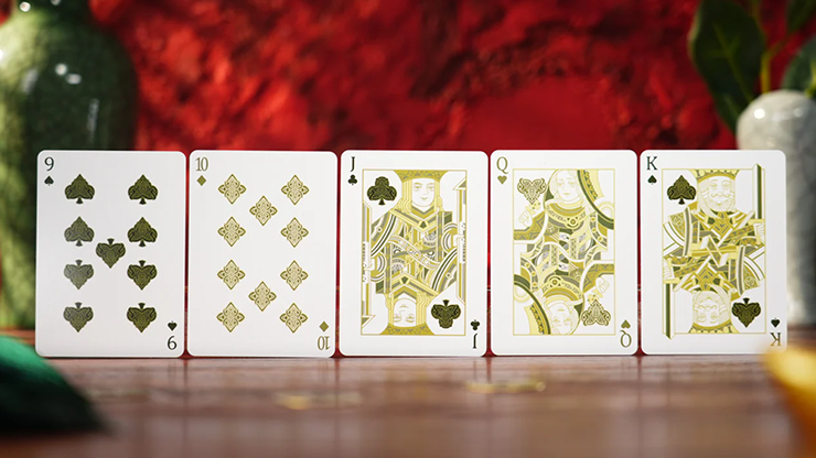 Year of the Horse (Green) Playing Cards by TCC Fashion by Murphy's Magic Supplies, Inc.