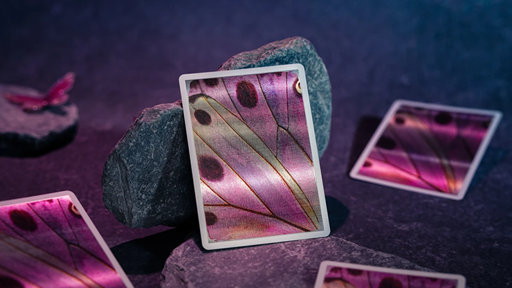 Morpho V2 (Pearl / Pink) Playing Cards by TCC Fashion by Murphy's Magic Supplies, Inc.