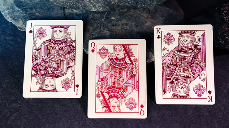 Morpho V2 (Pearl / Pink) Playing Cards by TCC Fashion by Murphy's Magic Supplies, Inc.