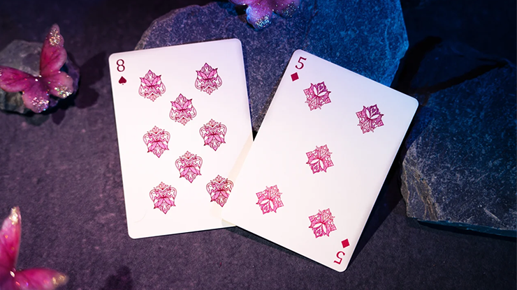 Morpho V2 (Pearl / Pink) Playing Cards by TCC Fashion by Murphy's Magic Supplies, Inc.
