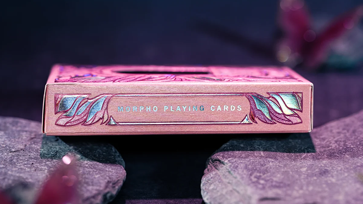 Morpho V2 (Pearl / Pink) Playing Cards by TCC Fashion by Murphy's Magic Supplies, Inc.