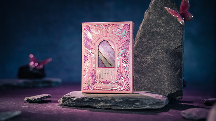 Morpho V2 (Pearl / Pink) Playing Cards by TCC Fashion by Murphy's Magic Supplies, Inc.