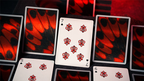 Morpho V2 (Carmine / Red) Playing Cards by TCC Fashion by Murphy's Magic Supplies, Inc.