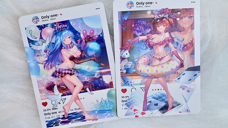 Sweet Cosplay Show - Azure Summer Playing Cards by Murphy's Magic Supplies, Inc.